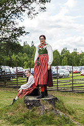 Midsommar Festival in Enviken, Sweden