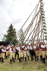 Midsommar Festival in Enviken, Sweden